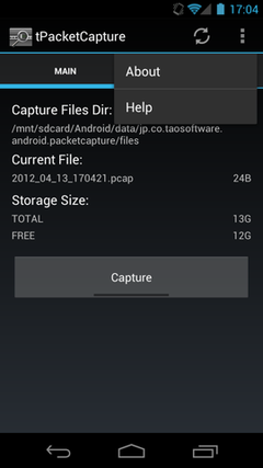 android packet capture tool