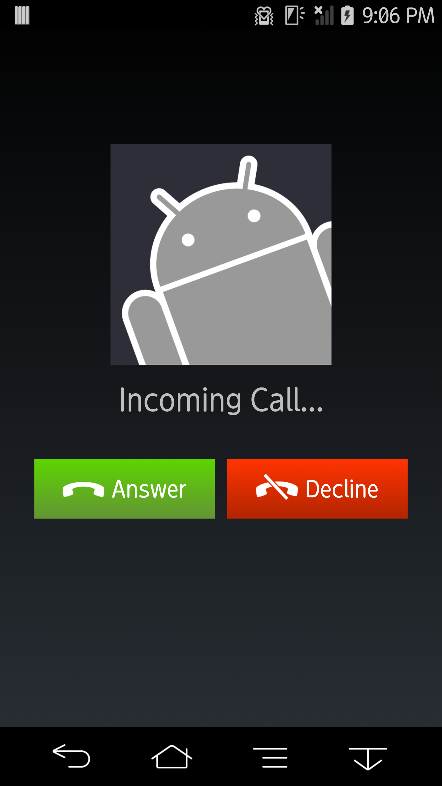 fake incoming call screen generator